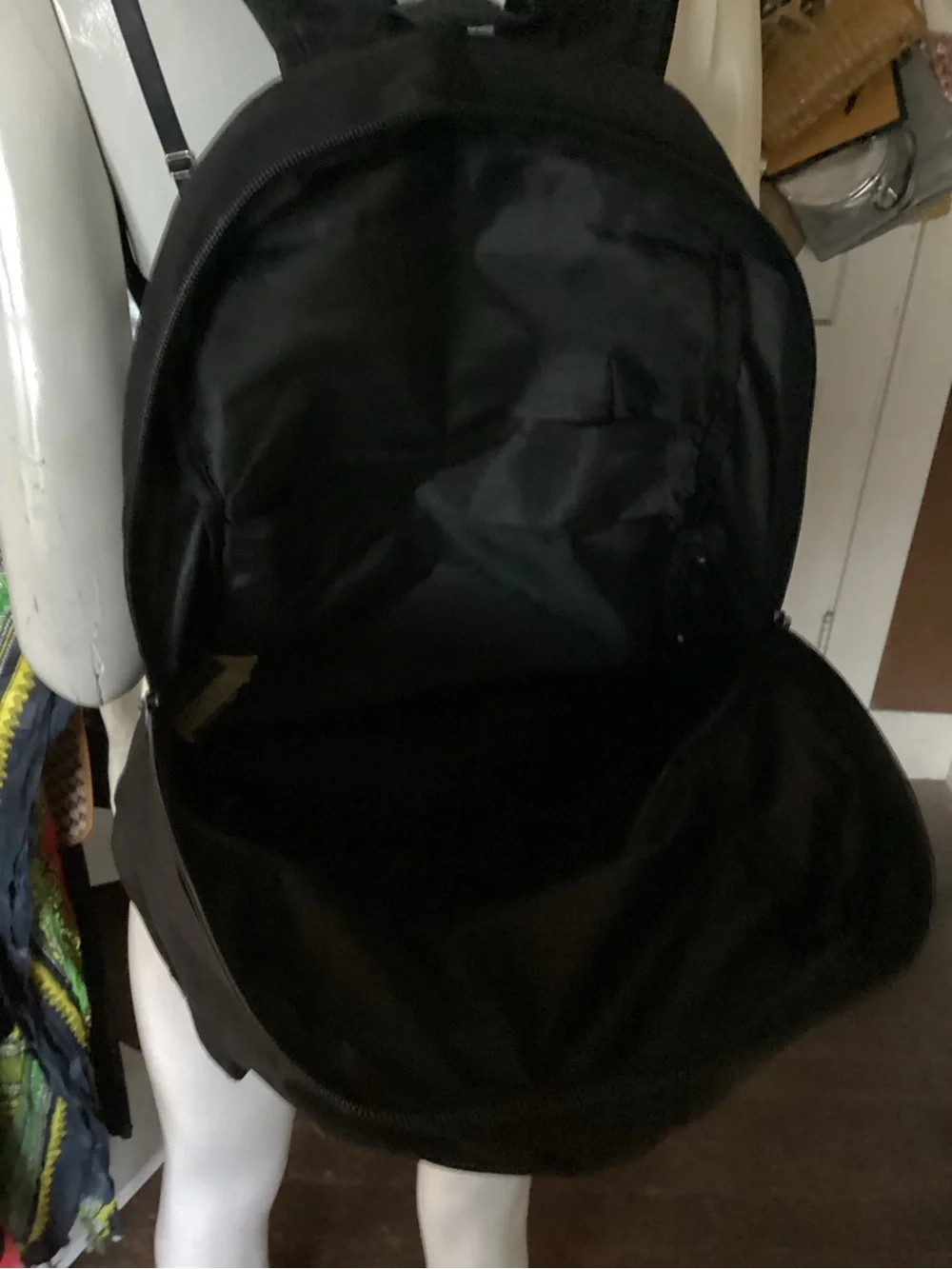 Puma Black Backpack with Gray Logo for Men